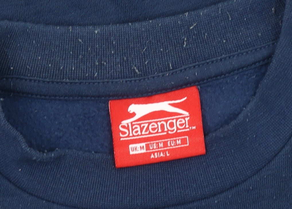 Slazenger Men's Blue Pullover Sweatshirt in Medium