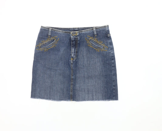 Lee Cooper Women's Denim Blue Pencil Skirt Size 10