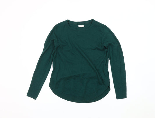 Fat Face Women’s Green Round Neck Pullover Jumper