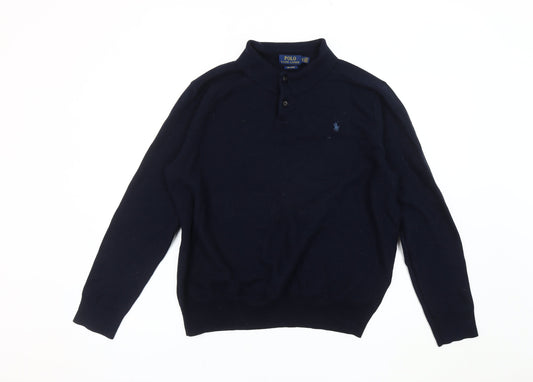 Ralph Lauren Men's Blue Polo XL Long Sleeve
