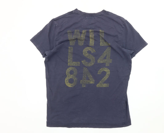 Jack Wills Men's Navy Graphic Print T-Shirt M