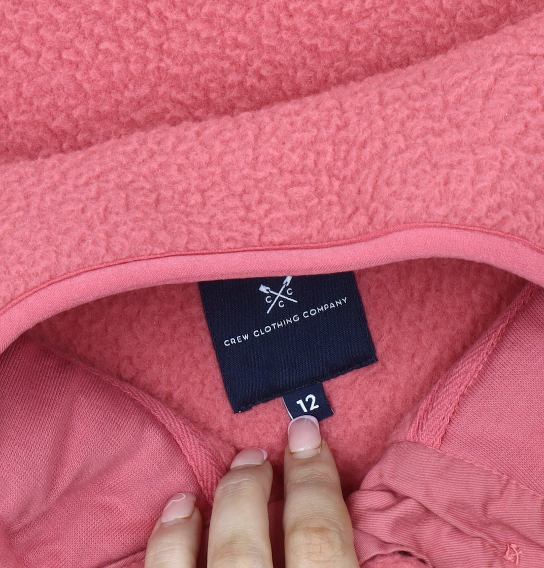 Crew Clothing Women's Pink Pullover Sweatshirt Size 12