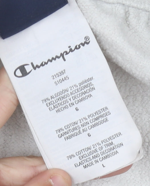 Champion Men's White Jogger Trousers, Size L