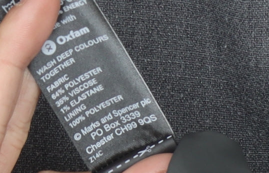 Marks and Spencer Women's Grey Sheath Dress Size 12