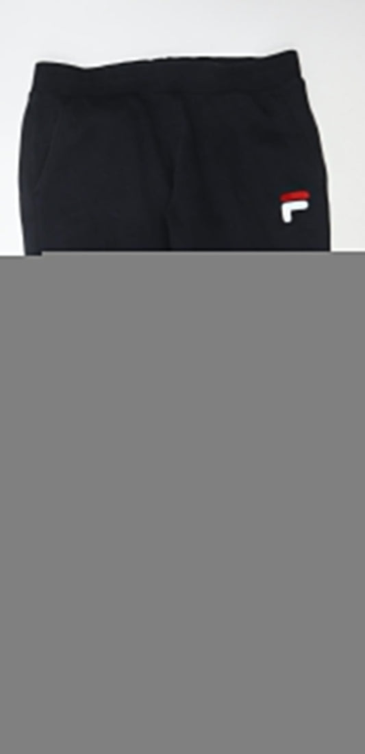 Fila Men's Black Relaxed Jogger Trousers 2XL