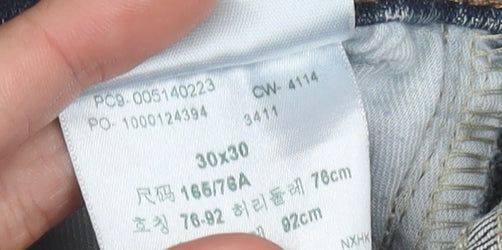 Levi Strauss Men's Blue Straight Jeans Size M