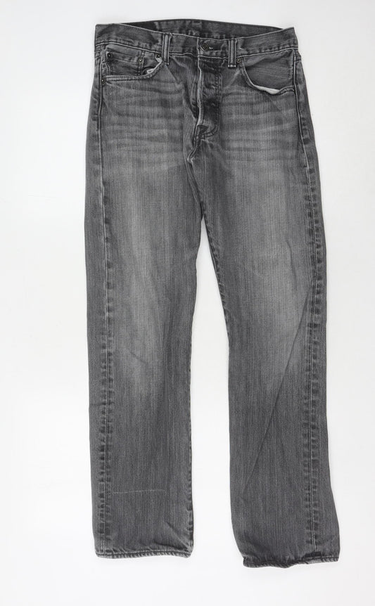 Levi Strauss & Co. Men's Grey Straight Jeans Size 30