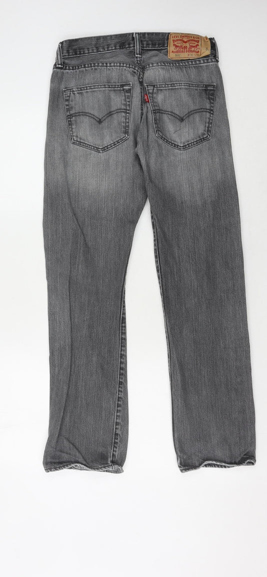 Levi Strauss & Co. Men's Grey Straight Jeans Size 30