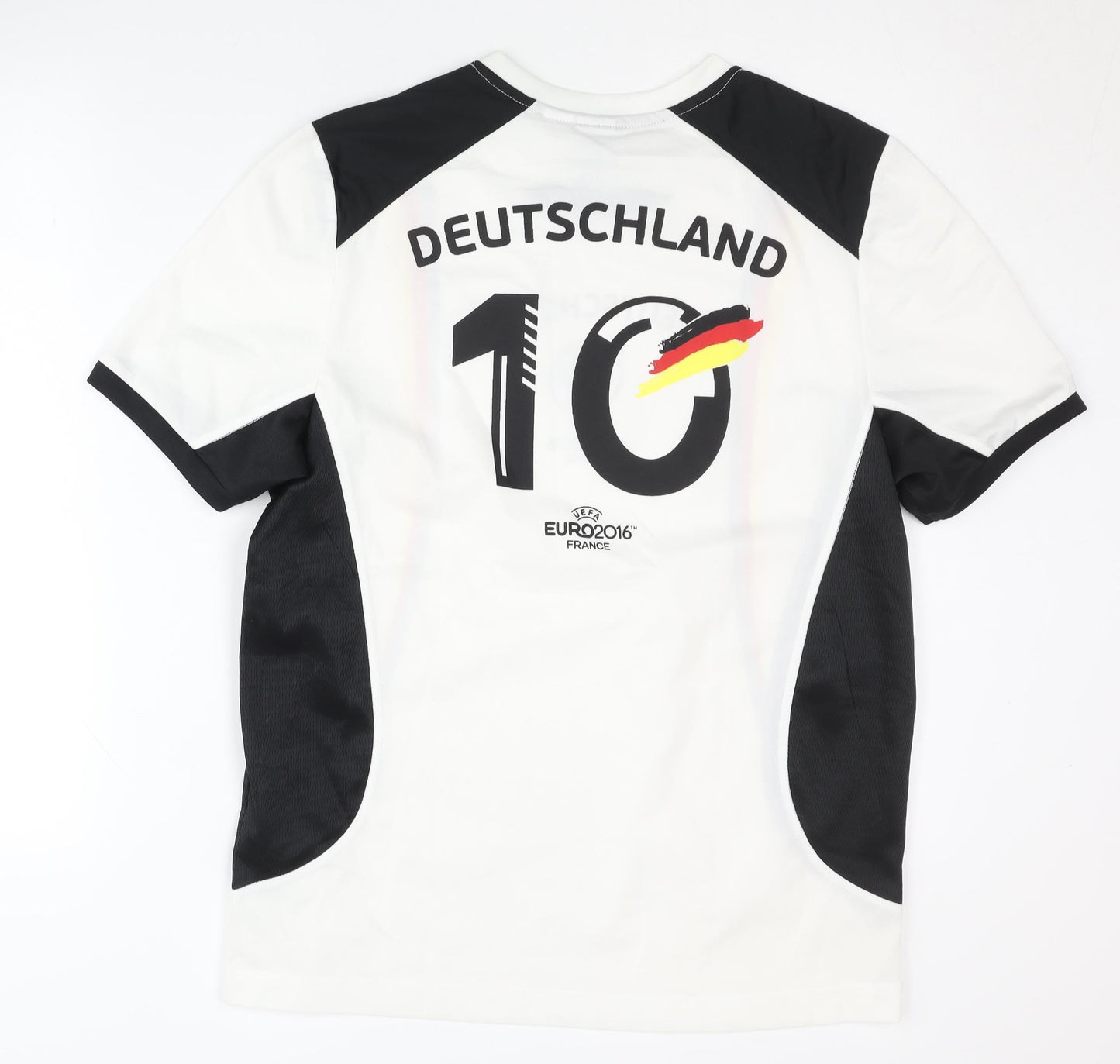 UEFA Euro 2016 Germany Home Shirt, White, Men's S, Short Sleeves