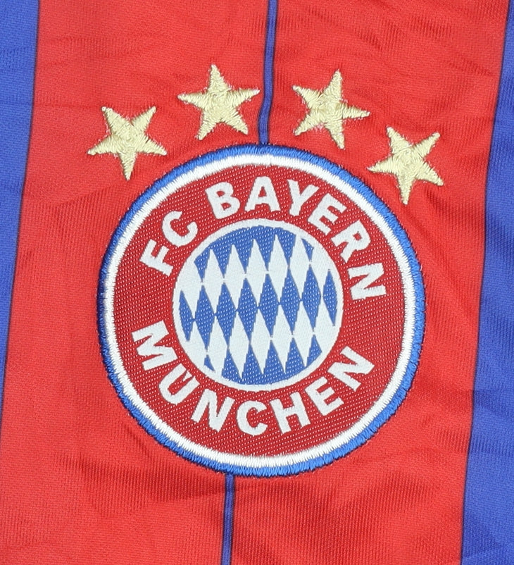 FC Bayern München Götze Home Shirt Red/Blue Childrens Size 164