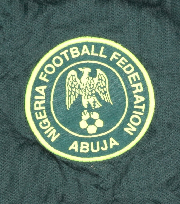 Nike Nigeria Men's Green Home Football Shirt M Size