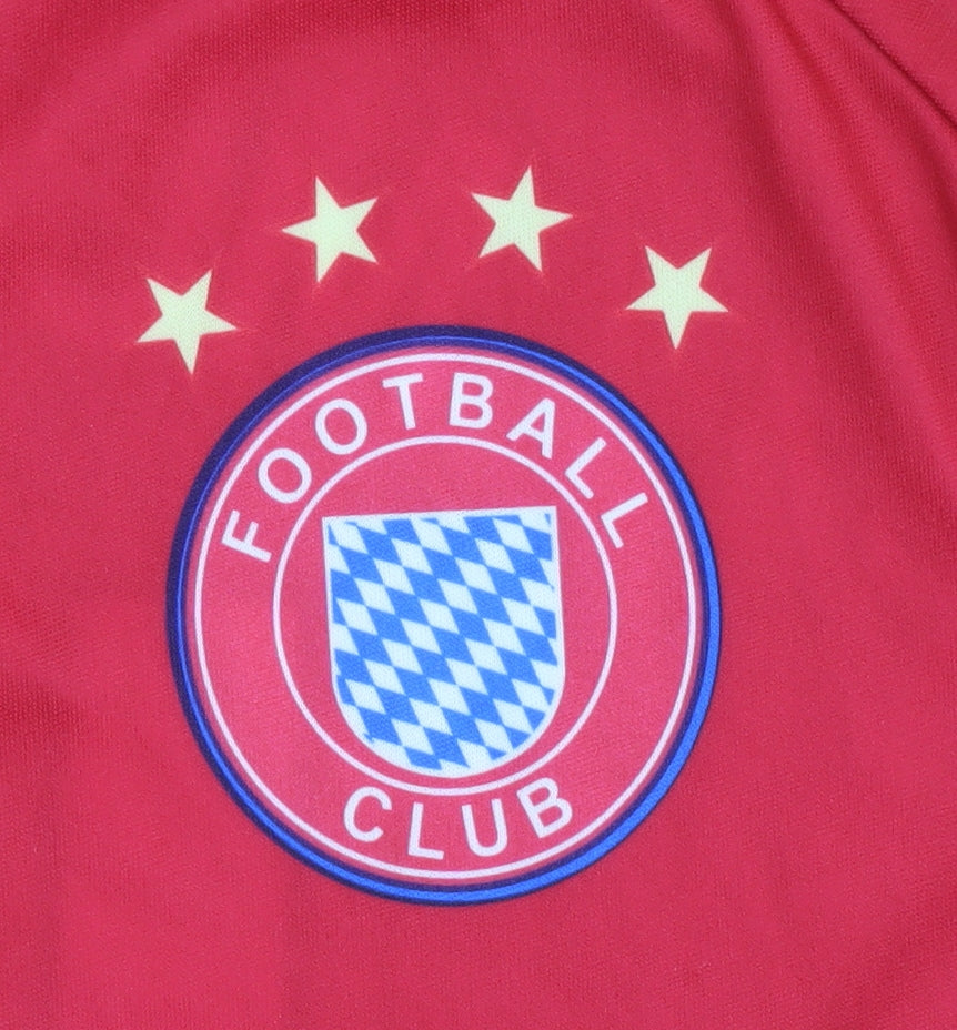 Children's Bayern Munchen Red Home Football Shirt Robben #10