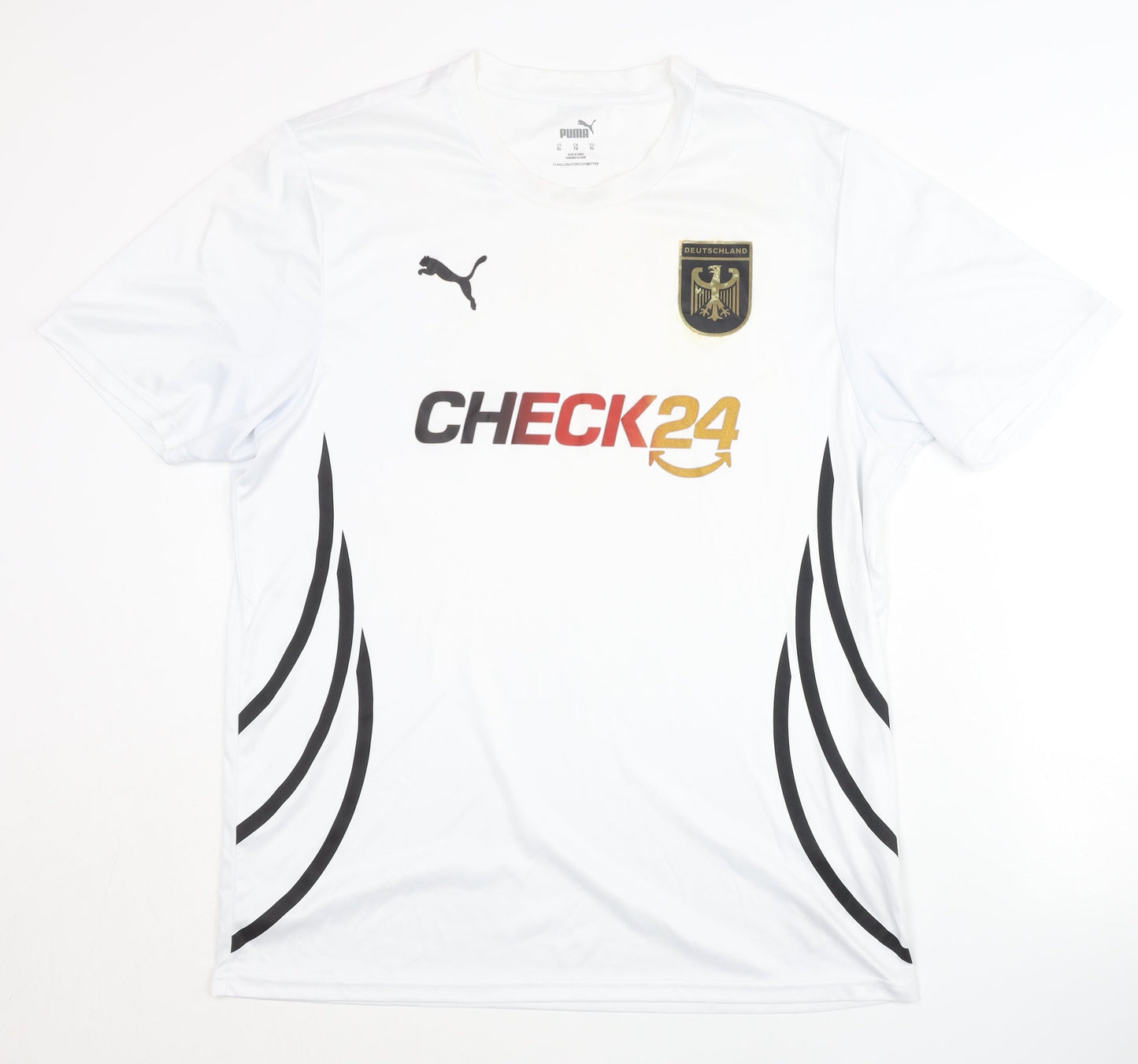 Puma XL Men's White Home Shirt - Deutschland