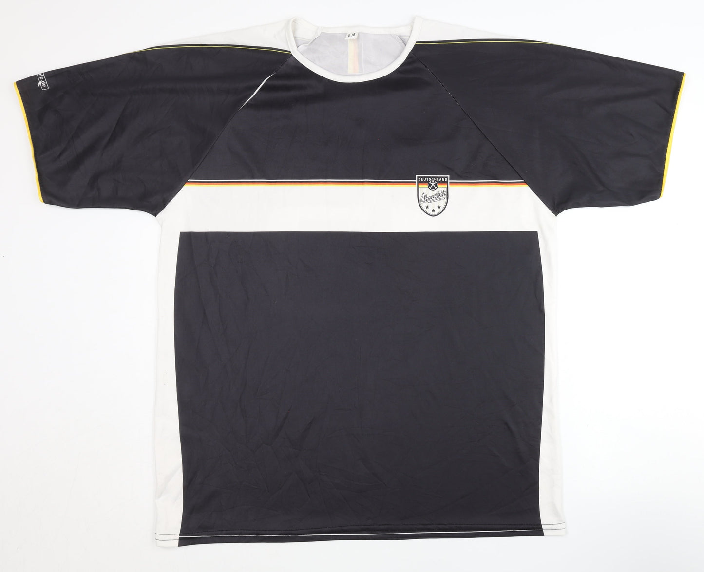 Braustolz Deutschland Black Home Shirt, L/XL, Adults