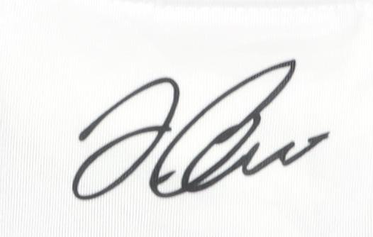 Nivea Men Germany Home Shirt Signed, White, Adult S, Short Sleeves