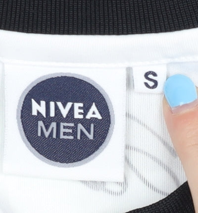 Nivea Men Germany Home Shirt Signed, White, Adult S, Short Sleeves