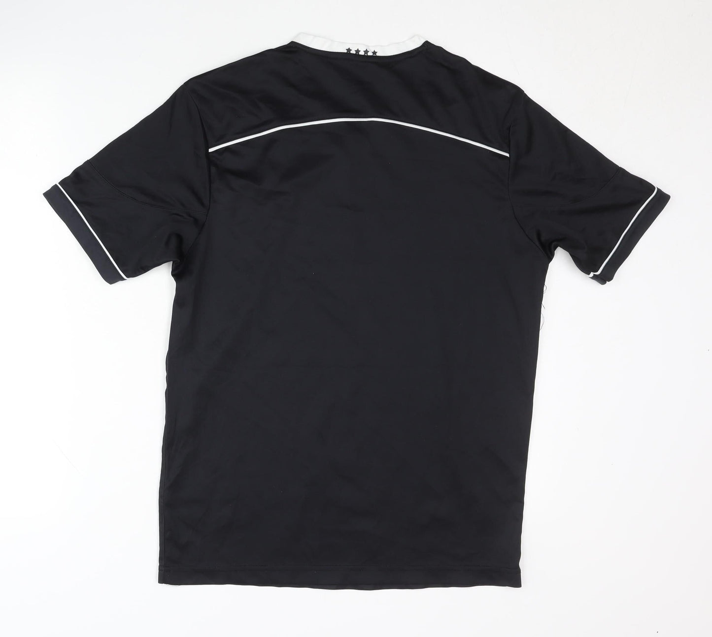 DFB Adults Black Short Sleeves Football Shirt - Size S