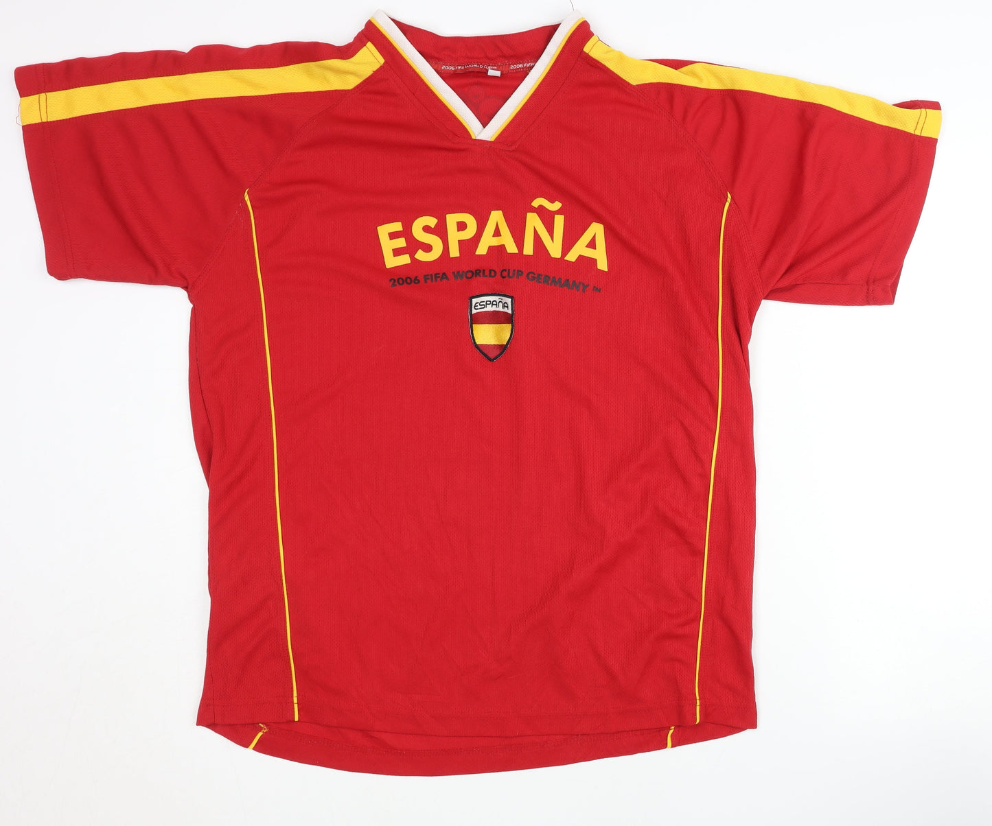 Spain 2006 FIFA World Cup Red Home Shirt L Adult