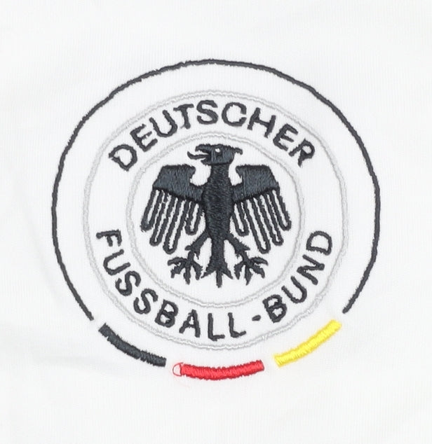 DFB Adult White Short Sleeve Home Shirt - Size S