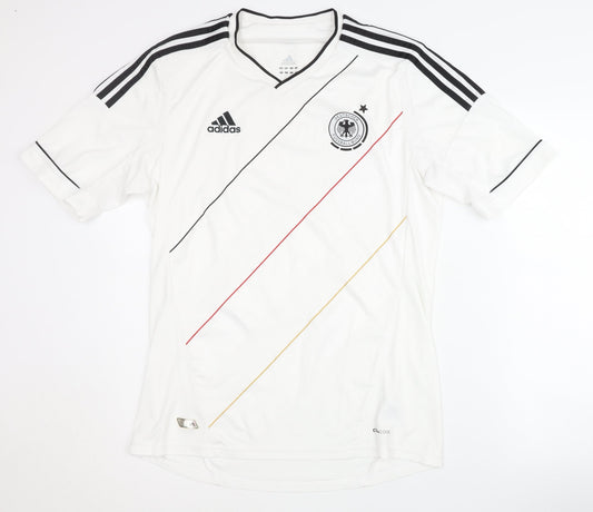 Adidas Adults White DFB Home Shirt M