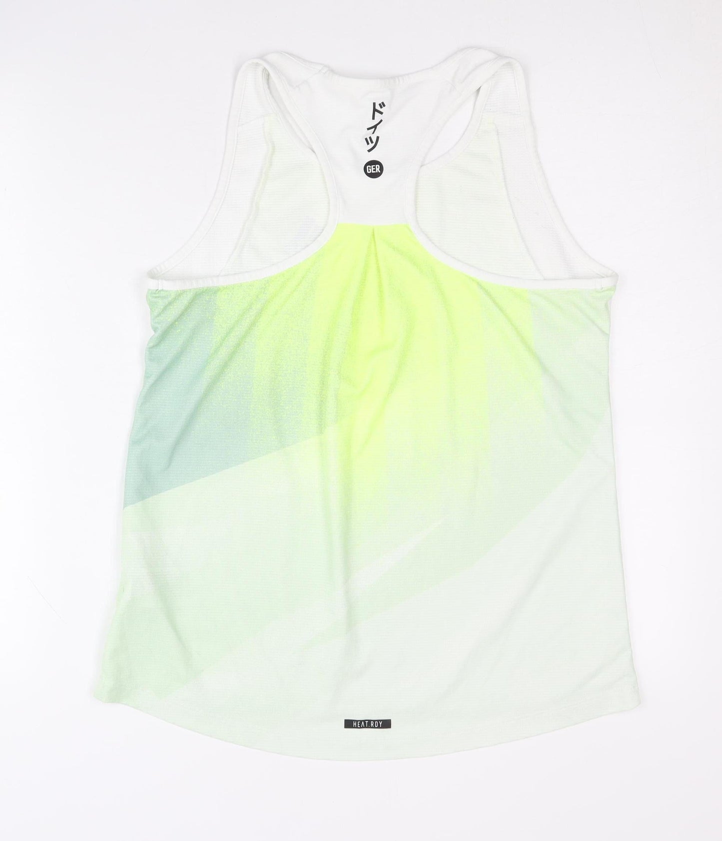 Adidas Unisex Adults White Tank Top Size 16