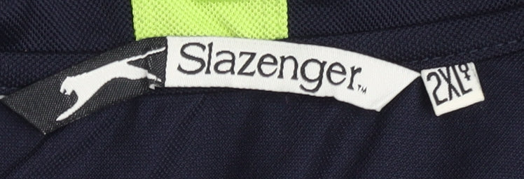 Slazenger Women's Blue 2XL Polo Shirt Activewear