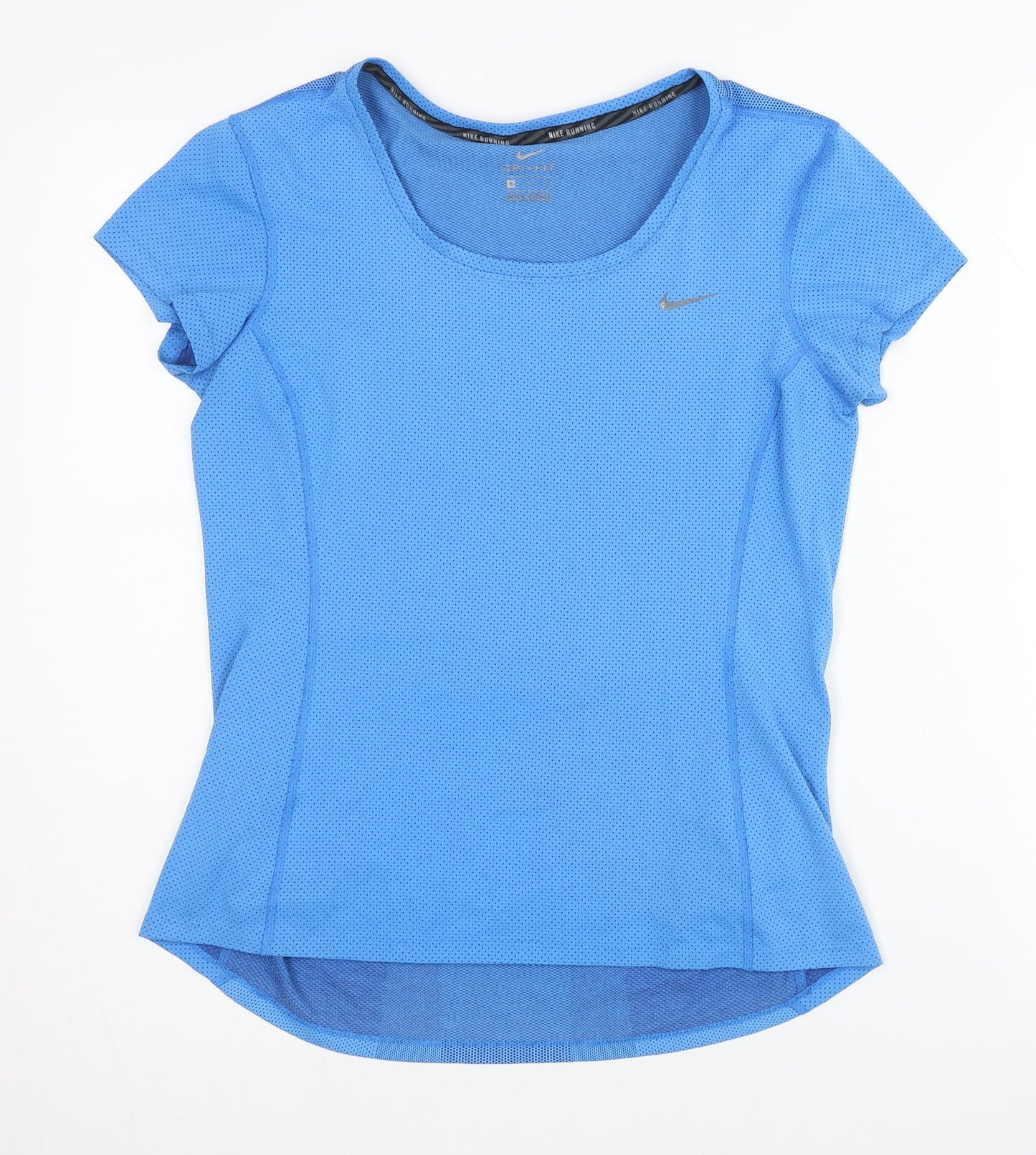 Nike Women Blue Athletic T-Shirt, Size S, Breathable