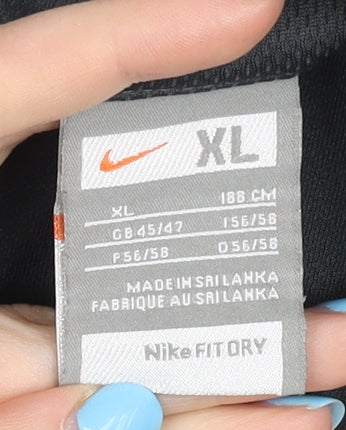 Nike Men's Black XL Sports T-Shirt, Graphic Print