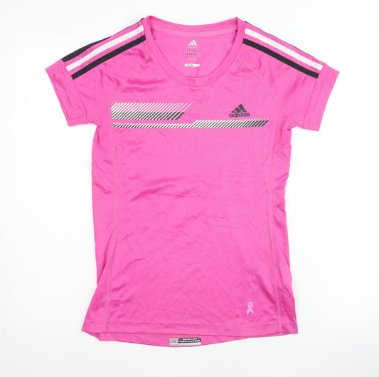 Adidas Women's Pink M T-Shirt for Running