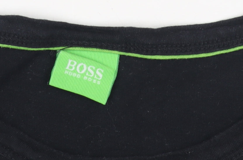 BOSS Men's Black XL T-Shirt Logo Short Sleeve