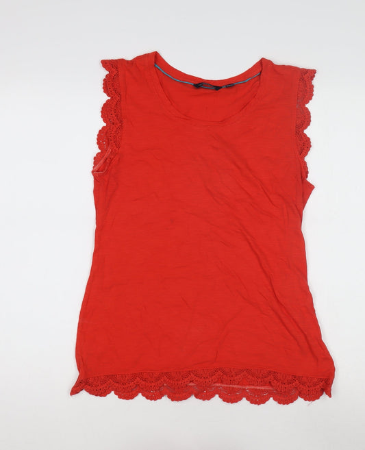 Tommy Hilfiger Women's Red Camisole - Size M, Cotton