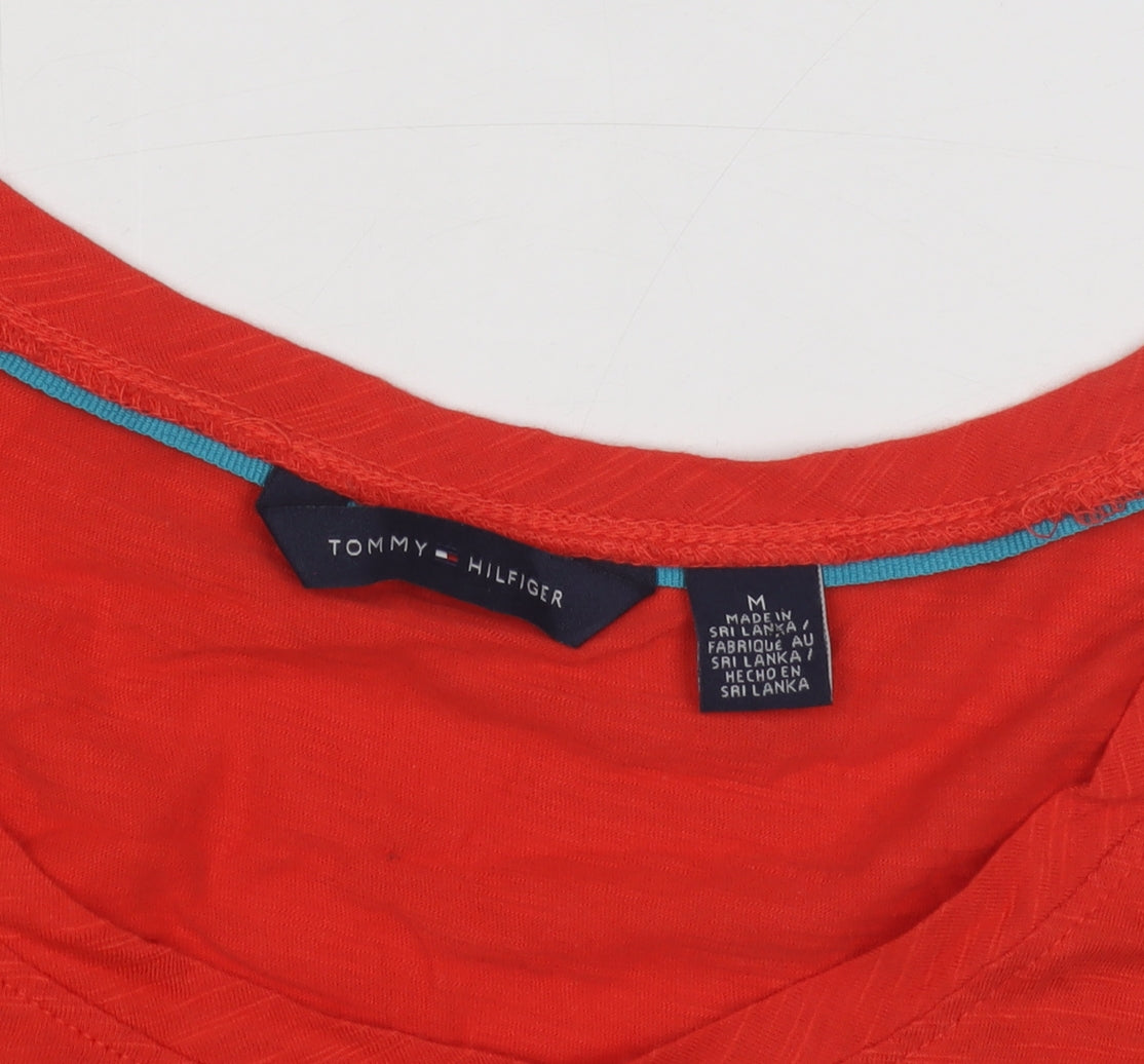 Tommy Hilfiger Women's Red Camisole - Size M, Cotton