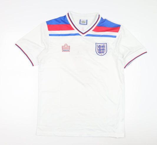 Admiral Men's White Jersey T-Shirt L