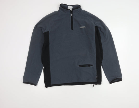 adidas Men's Grey XS 1/2 Zip Sweatshirt