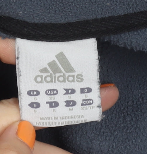 adidas Men's Grey XS 1/2 Zip Sweatshirt