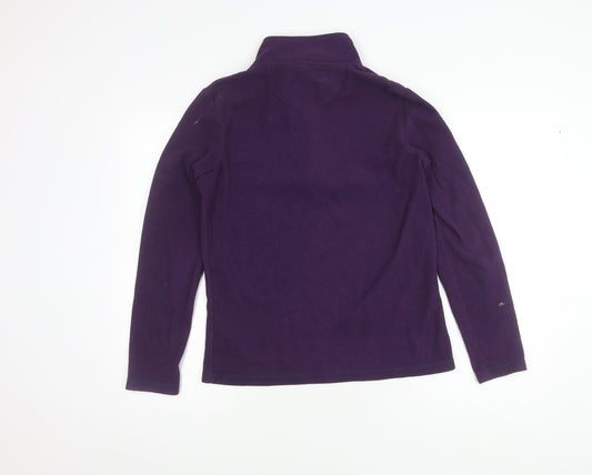 Peter Storm Women’s Purple Fleece 1/2 Zip Sweatshirt Size 12