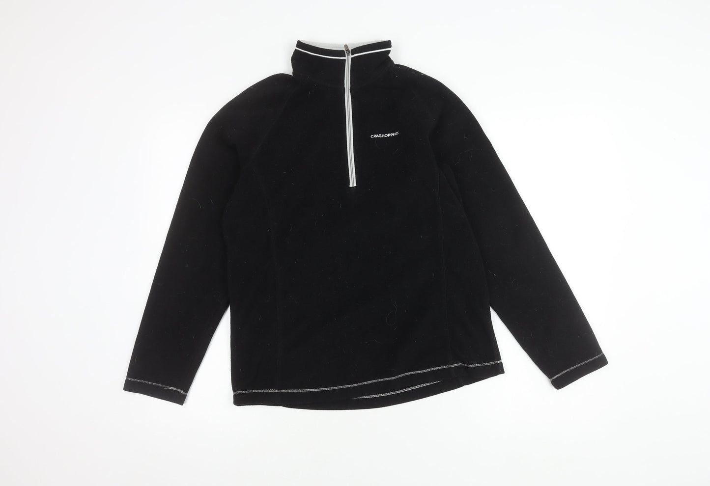 Craghoppers Women's Black Fleece Sweatshirt Size 10