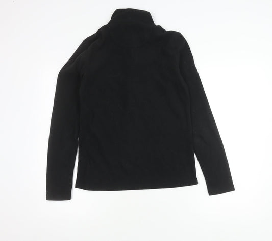 Peter Storm Women's Black Fleece Zip Sweatshirt Size 10