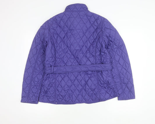 Jack Murphy Women's Purple Quilted Jacket Size 14