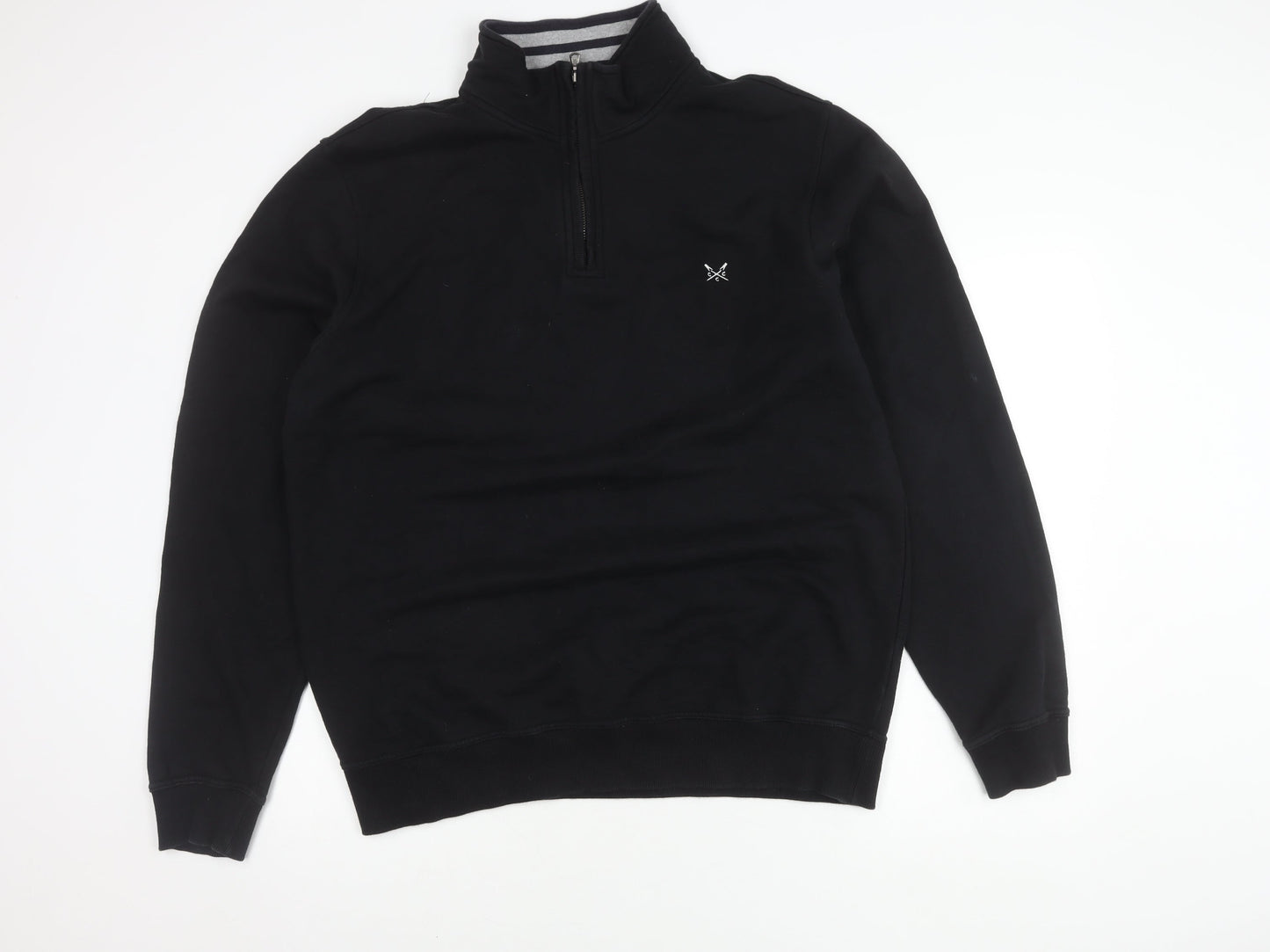 Crew Clothing Co Men's Black XL Zip Sweatshirt