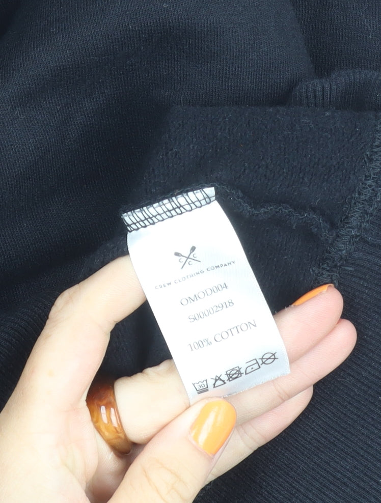 Crew Clothing Co Men's Black XL Zip Sweatshirt