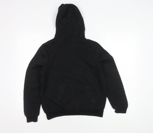 Slazenger Boys Black Pullover Hoodie - 13 Years, Sports Casual