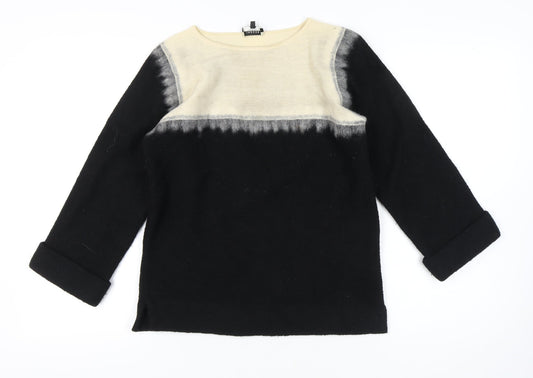 Jaeger Women's Black Pullover Jumper Size S