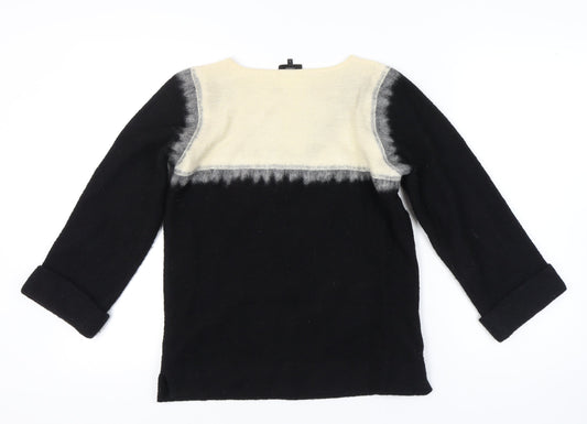 Jaeger Women's Black Pullover Jumper Size S