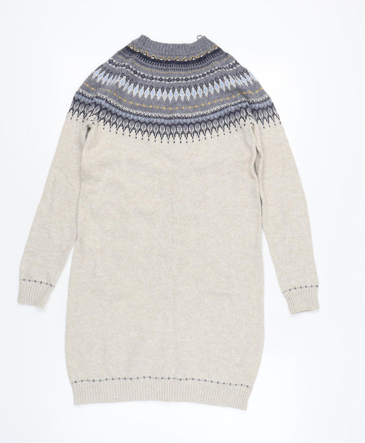 Fat Face Women’s Ivory Jumper Dress - Size 8