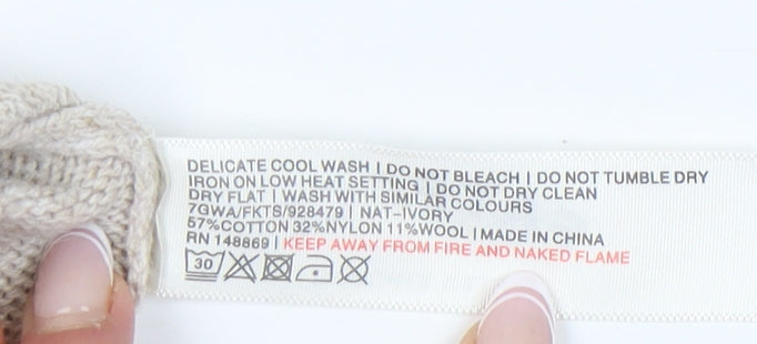 Fat Face Women’s Ivory Jumper Dress - Size 8