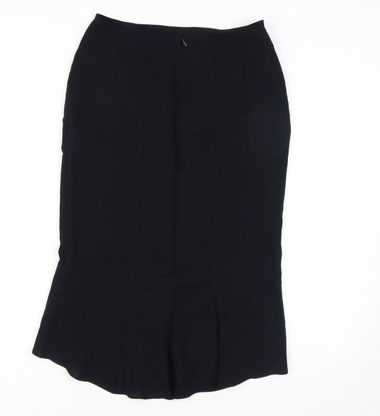 GOLD Women's Black Pencil Skirt Size 12