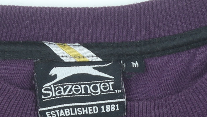 Slazenger Men's Purple Pullover Sweatshirt Size M