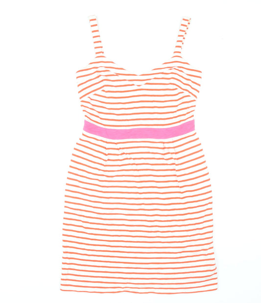 Boden Women's Multicoloured Striped Dress Size 8
