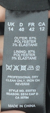 Alexon Women's Black Mermaid Dress Size 14